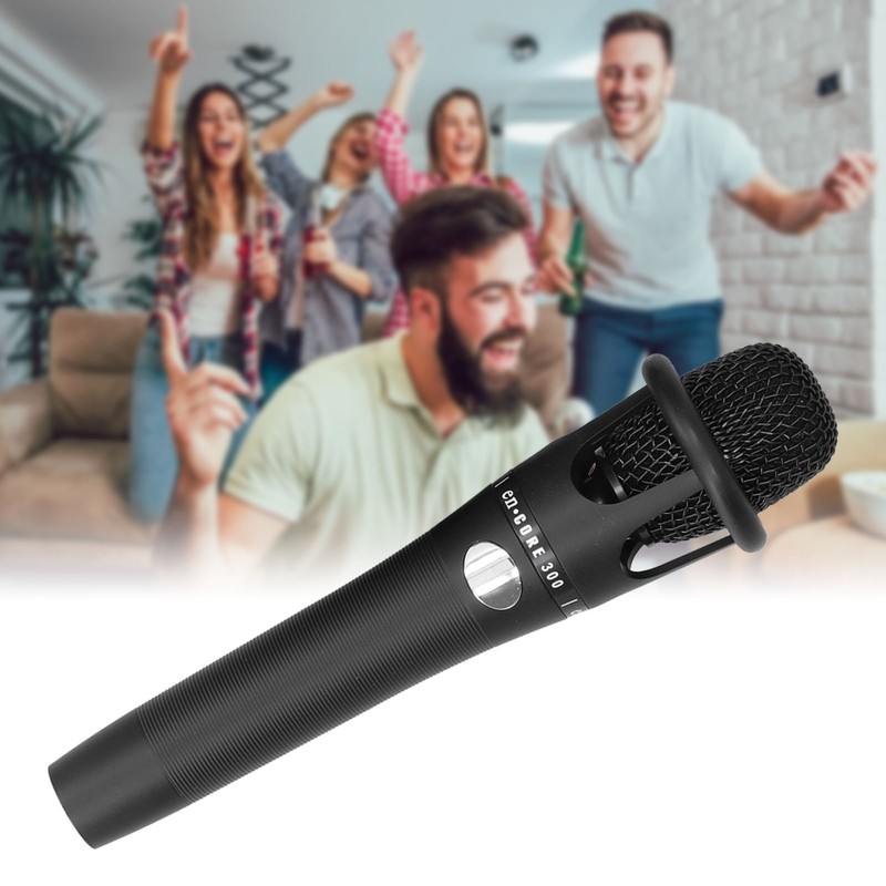 E300 Handheld Microphone with XLR 3.5mm Audio Cable for Music