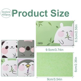 ZOKJSW Natural Oil Absorbing Sheets, 400 Pieces Blotting Paper for Oily Skin Care, Face Blotting Papers, Oil Blotting Papers, Face Oil Blotting, 4 Pieces Face Blotting Paper Set