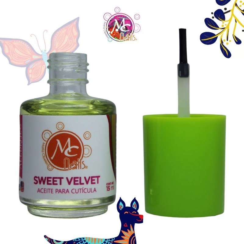 Mc Nails Sweet Velvet Aceite Para Cutícula 15ml Para Uñas
