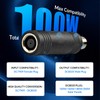 Boobrie 2-Pack Black DC7909 Female to DC8020 Male Adapter Connector