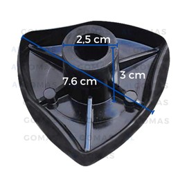 ALGOMAS® Magefesa Classic Spare Parts | Spare Parts Pack for Magefesa Pot | Includes Knob, Handles, Screws and Rubber Gasket (92 cm, up to 12L, can be cut) | Sanitary Registry 39.01.773/VI