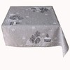 Raebel OHG Table Runner Embroidery Winter Village Fir Christmas White