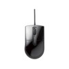BUFFALO BSMBU26SSBK Wired Blue LED Mouse, Quiet, 3 Buttons, Small,