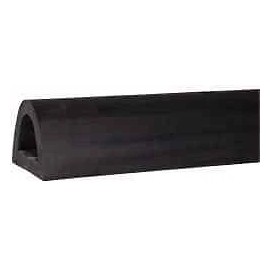 Value Collection Synthetic Rubber Extruded Half-Oval Fender Bumper 36" Wide x...