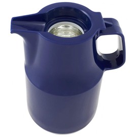 Helios Thermoboy Plastic Vacuum Jug, Dark Blue, 0.6 Litre