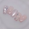 Pearl Drop Handmade Nail Tips - Almond Long / 펄드롭