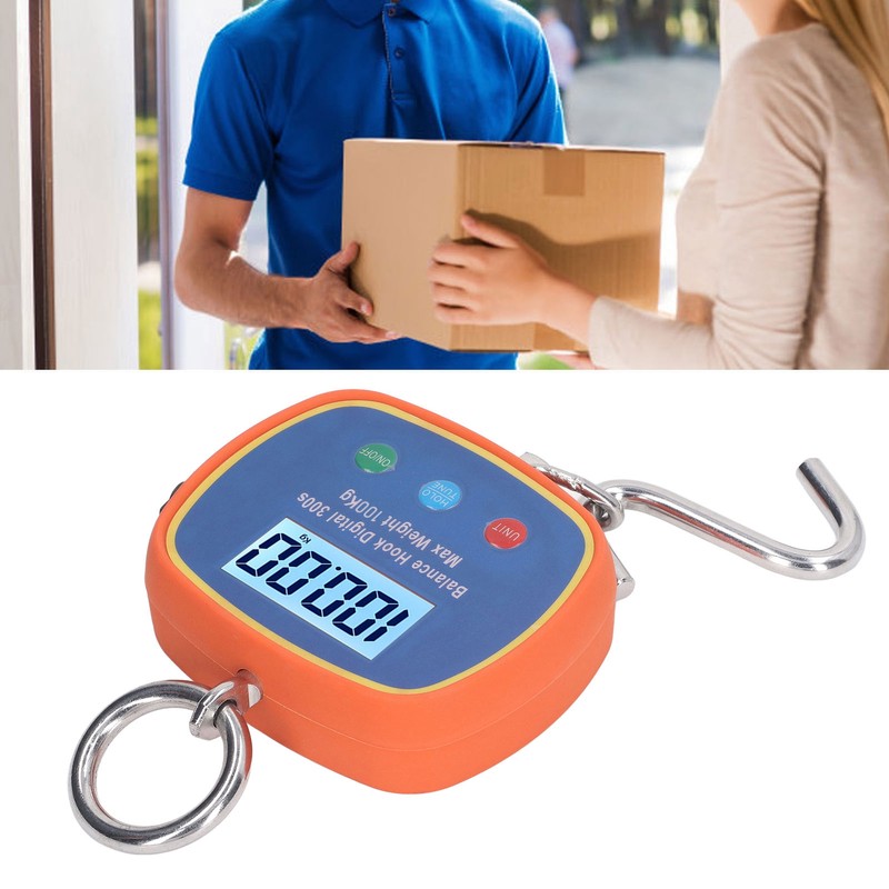 Digital Hook Scale LCD Display Mini Handheld Portable Hanging Balance
