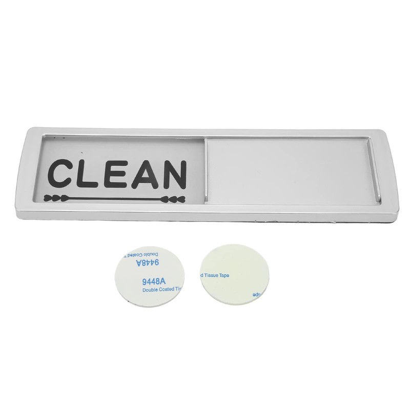Clean Dirty Sign Dishwasher Magnet, Easy to Read Clean Dirty