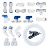 RO System 1/4" O.D. Push in Fittings and 25ft NSF