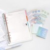 Binder Notebook A6 - Transparent Ring Binder Cover 6 Round