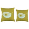 Calla Lily Easter Flower Cut Out Throw Pillow