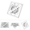 Less Steel, Square, Odour-Resistant, Bathroom Floor Drain, Waste Gate, Shower