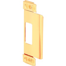 Prime-Line Products U 9495 Adjustable Door Strike, Brass Plated