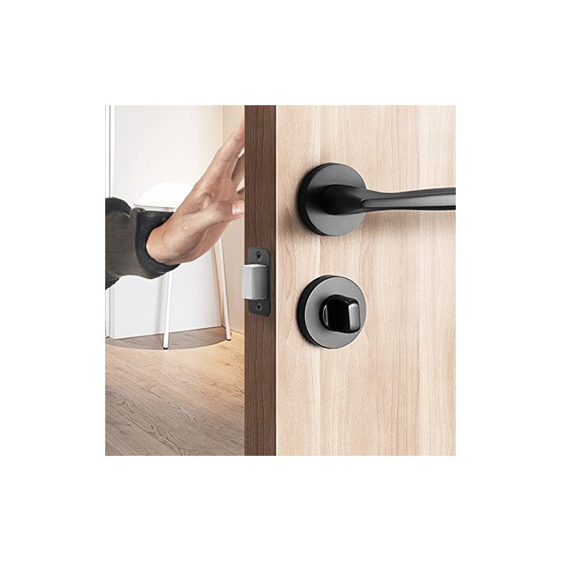 Deadbolt Strike Plate Door Backplate 1" x 2 1/4" Round