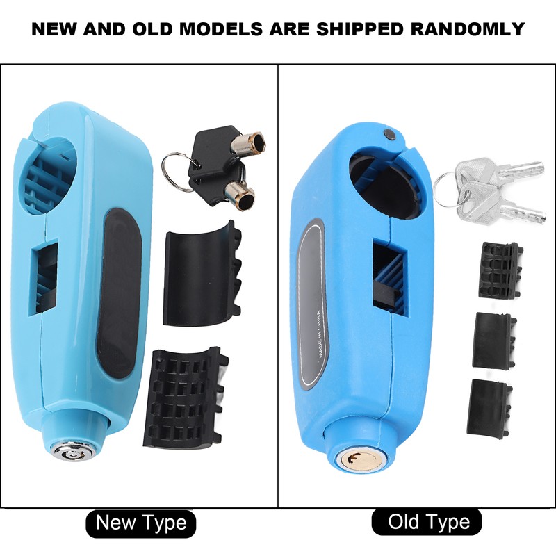 Motorcycle Handlebar Grip Lock AntiTheft Protection Fit for EScooter ATV