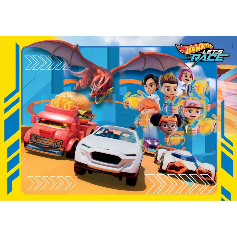 Clementoni 20284 Hot Wheels Hotwheels 30-Piece Puzzle for Children, Made