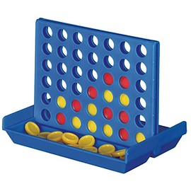 TOPICO 56-0505039 Travel Game 4 in A Line Blue / Yellow / Red