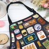 G2TUP French Food Gift French Cooking Apron With Pockets French