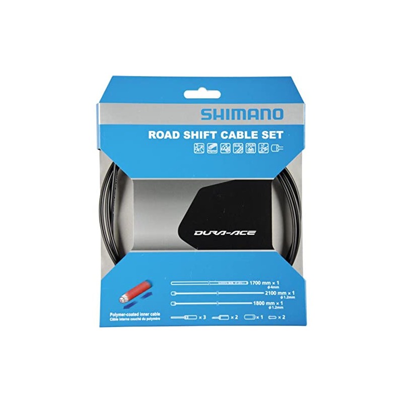 Shimano gear cable set road Polymer Coated Gear Cable Set