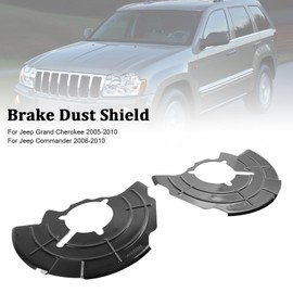 Topteng Right + Left Front Brake Dust Shield Suitable for Jeep Grand Cherokee Commander 2005-2010