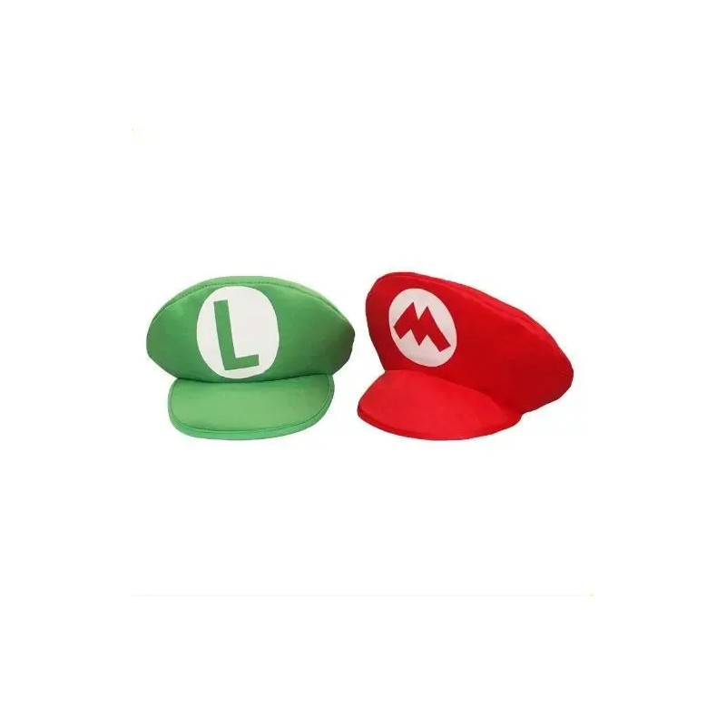 Disfraz Infantil De Fontaneros Tipo Mario Y Luigi Con Gorra