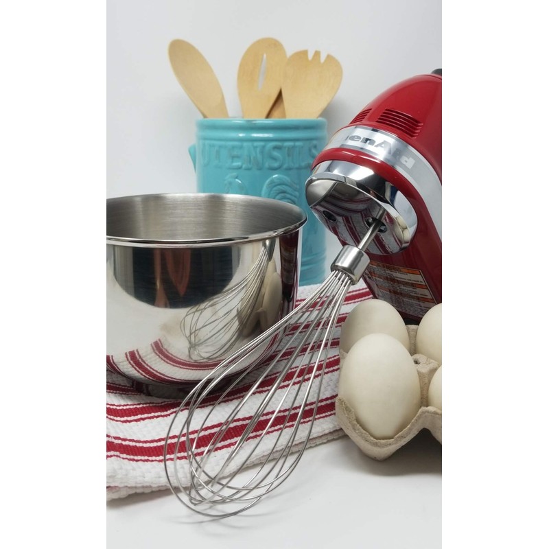 Univen Hand Mixer Stainless Steel Pro Whisk Compatible with KitchenAid