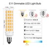 Aaeaqre E11 Led Bulb Dimmable, 100 Watt Halogen Equivalent, 8W