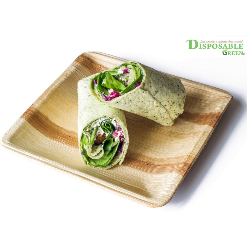 DISPOSABLE GREEN® | 20 X 20 CM Square Plates |