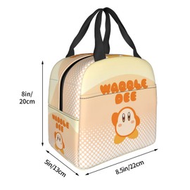 HTSW Cute Wadordi Lunch Box, Stylish, Insulated, Lunch Bag, Lunch Box, For Work or School, Travel, Outdoors, Unisex