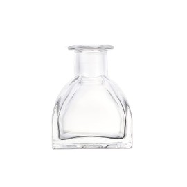 100ml 3.4oz Clear Glass Diffuser Bottle Refillable Aromatherapy Essential Oil Storage Container Fragrance Dispenser for DIY Home Scent Decor (Not Include Sticks)