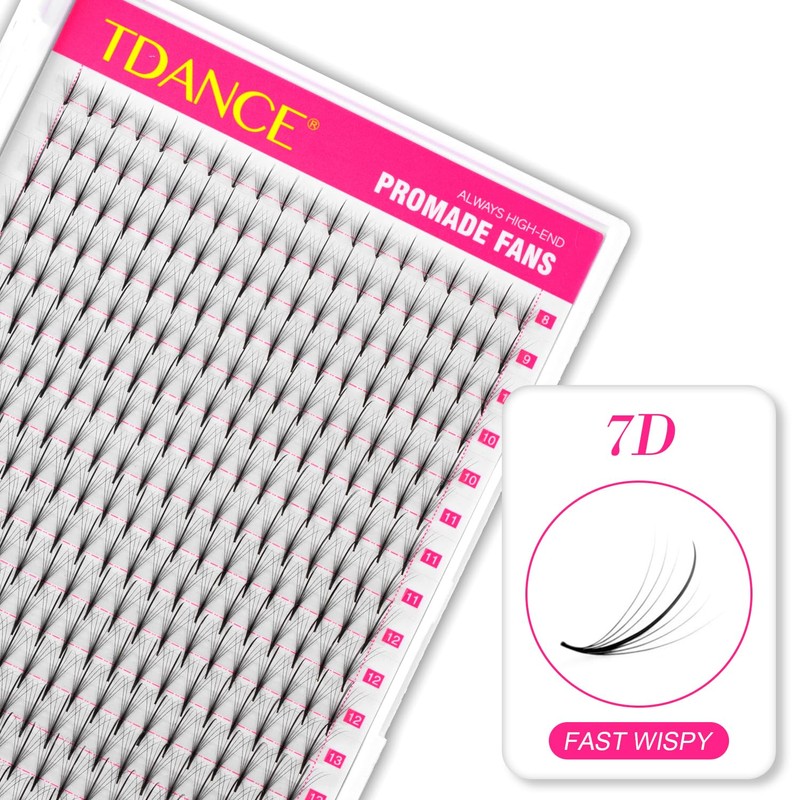 TDANCE Premade Fans Eyelash Extensions 320 Fans Pre Made Fans