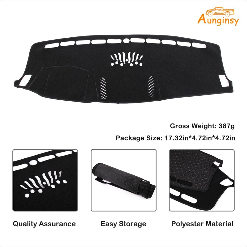 Aunginsy Car Dashboard Cover Mat Compatible with Ford Ranger 2015-2022