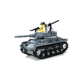 Battle Brick US Army M24 Chaffee Tank World War 2 Hand Sorted Custom Set
