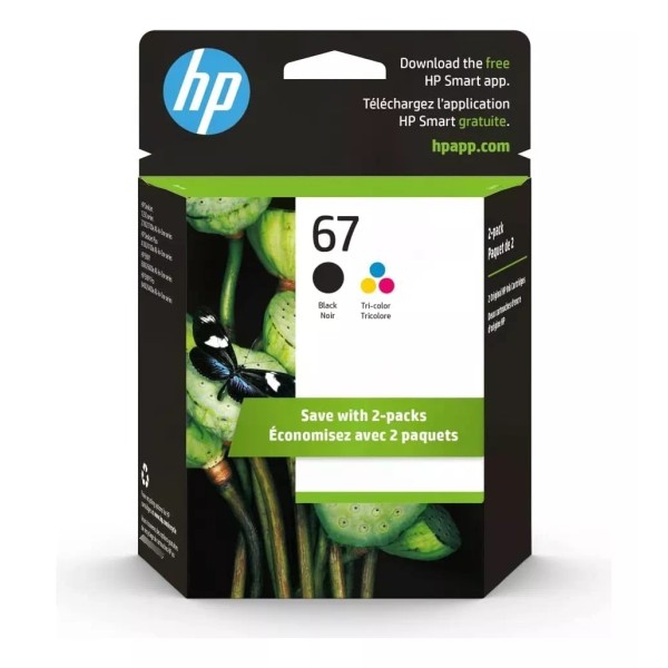 HP Cartucho De Tinta Hp 67 Color Negro/amarillo/cian/magenta