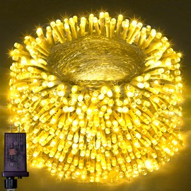 FLVOECN 98Ft 300LED Christmas Lights Outdoor Decorations 8 Modes & Memory Timer Christmas Lights with Plug in Waterproof Fairy String Lights for Xmas Wedding Party Holiday Decor