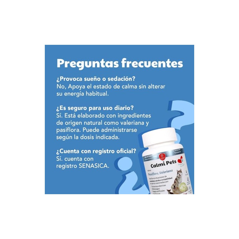 Calmi Pets Relajante Perros Gatos Viajes Estrés Pack 3x90 Tabs