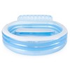 INTEX Swim Center Inflatable Family Lounge Pool: Built-In Bench –