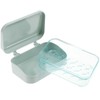 Angoily 1PC Soap Box with Removable Drainer and Lid, Soap