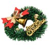 10PCS Dollhouse Christmas Wreaths Simulation Plastic Garland Model for 1/12