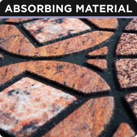 ubdyo - Front Door Mat - Welcome Mats Outdoor - 23" х 36" - Welcome Mat - Door Mats Outdoor - Entryway Mat - Doormat - Spring Welcome Mat - Outdoor Mat - Door Mats - Orange