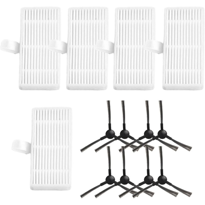 4 cepillos laterales, 3 filtros para aspiradora robot Cecotec (A)