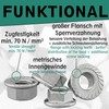 Flange Nut with Locking Toothing According to DIN 6923 /