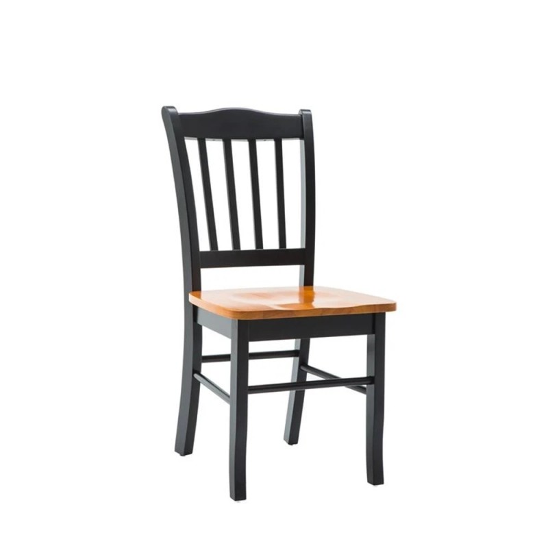 Boraam Shaker Dining Chairs Set of 2 - Black&Oak