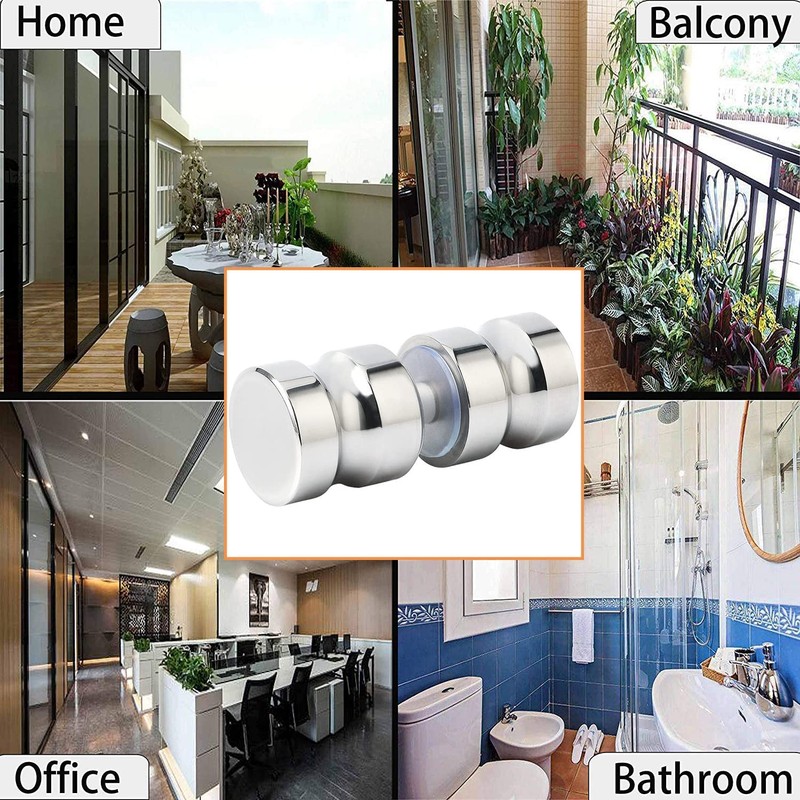 Sayayo Solid Shower Screen Round Handle Bathroom Glass Door Pull