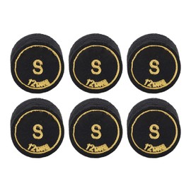 6pcs Pool Billiard Cue Tips 12mm Billiard Pool Cues Tips Light Weight Pool Cue Tips Replacement for Home Club S