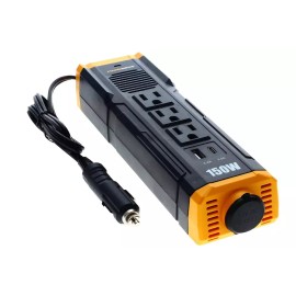 PowerDrive PWD150S 150-Watt Power Strip three AC outlets Dual USB & USB-C ports