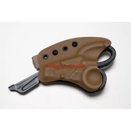 GripGirlSupply Custom Kydex Coyote Holster for SOG Para Trauma Shears EMT TCCC IFAK Medic