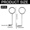 2 Piece Professional Lock Pick Set, Deadlock Key, Universal for