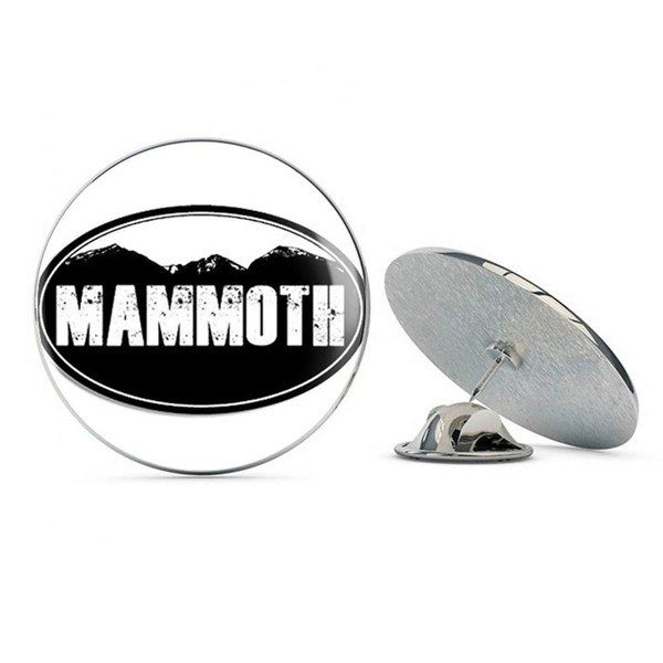 NYC Jewelers Black Oval Mammoth Mountain BG (Snow ski Resort)