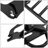 TCMT TCMT Gloss Black 2-Up Luggage Rack Mount Fit for